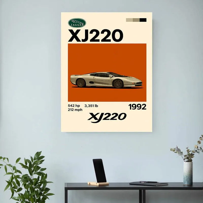 XJ220 Heritage Wall Poster media 3