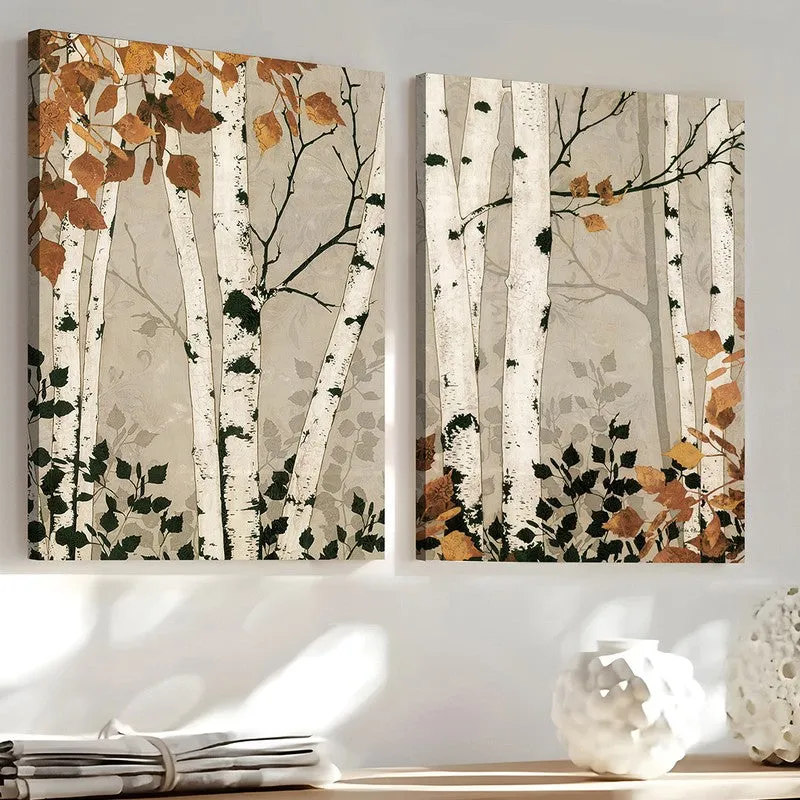Autumn In Forest Wall Art - Set Of Two media 3