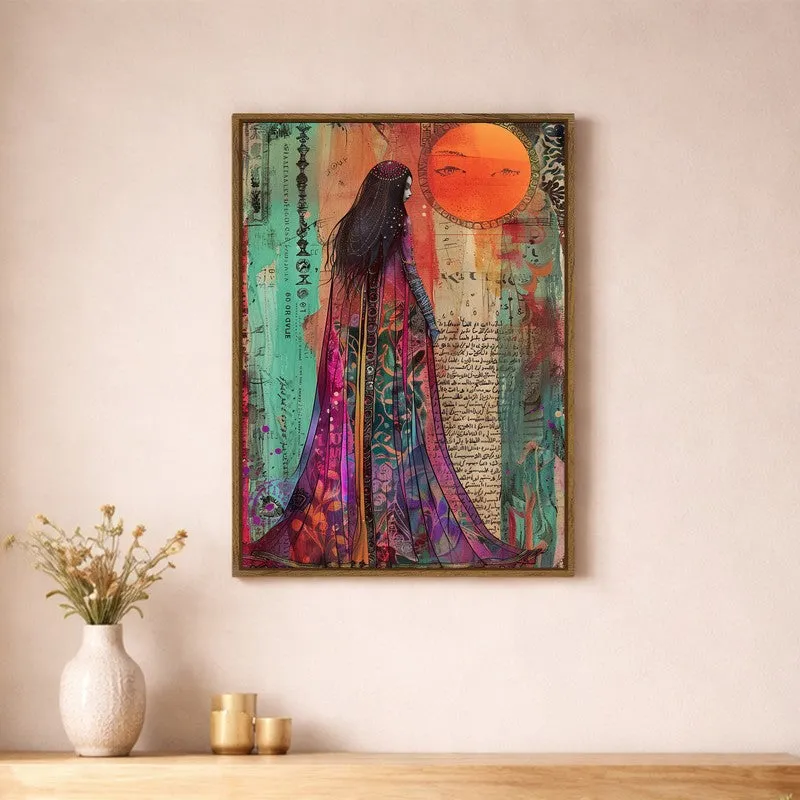 Femme Form Canvas Wall Art With Frame media 1
