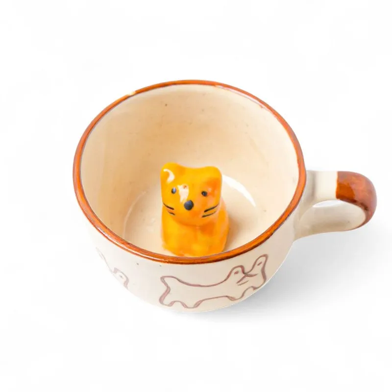 Peekaboo Ceramic Tea Cup (100 mL) media 5