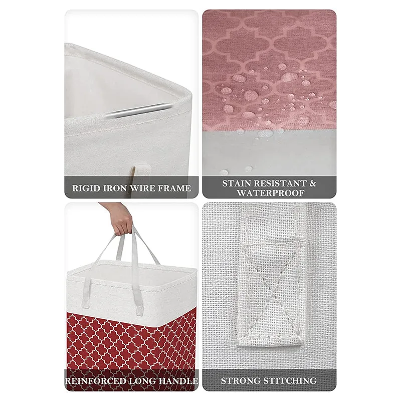 Calto Laundry Basket - Maroon media 5