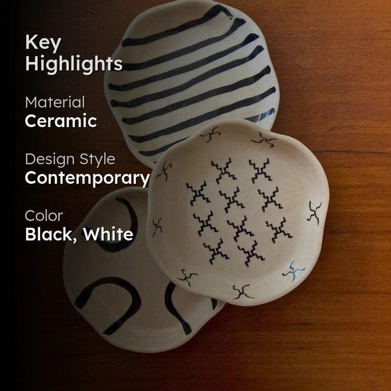 Kranis Ceramic Platter - Set of Three media 2