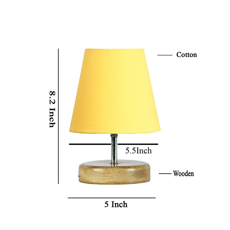 Petricho Fabric Table Lamp - Yellow,Brown media 5