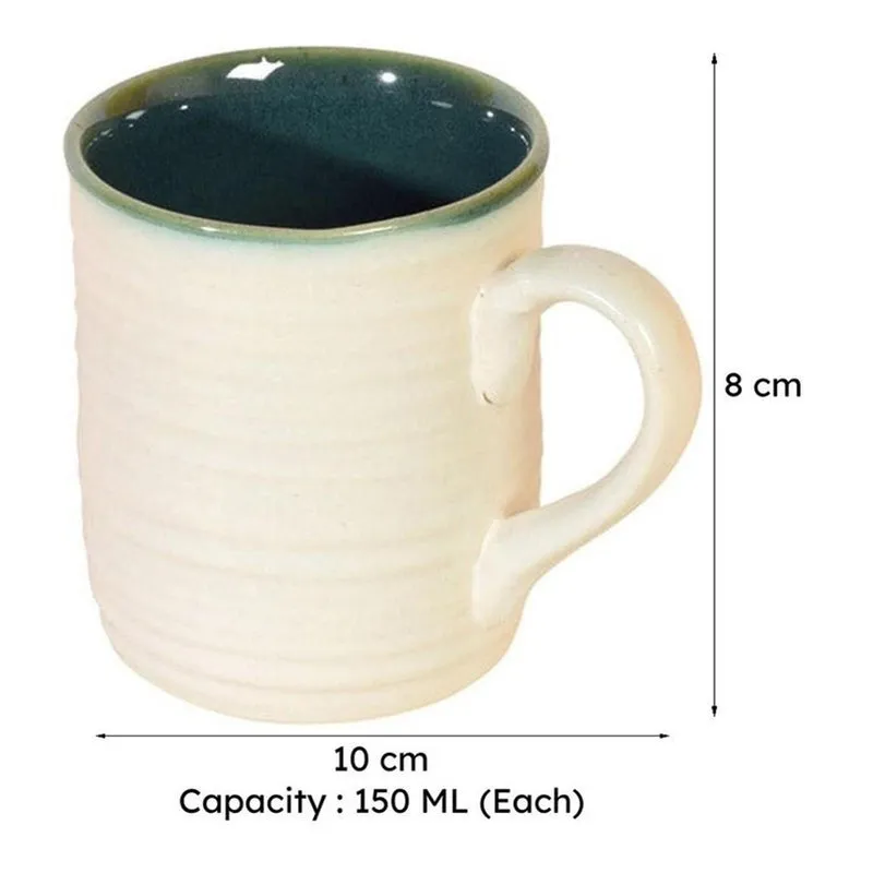 Anduj Ceramic Tea Cup (150 mL Each) - Set of Six media 8