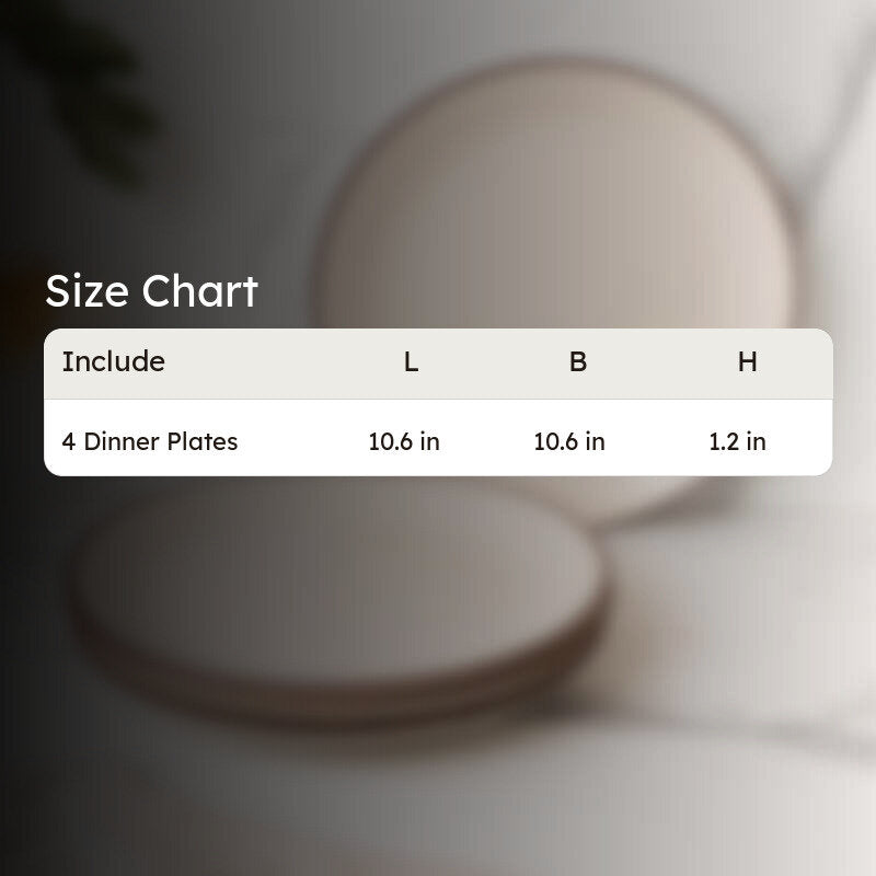 Riddo Dining Plate (Off White) - Set Of Four media 8