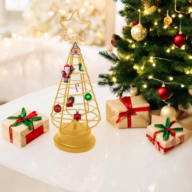 Urban Fir Christmas Ornament - Gold media 4