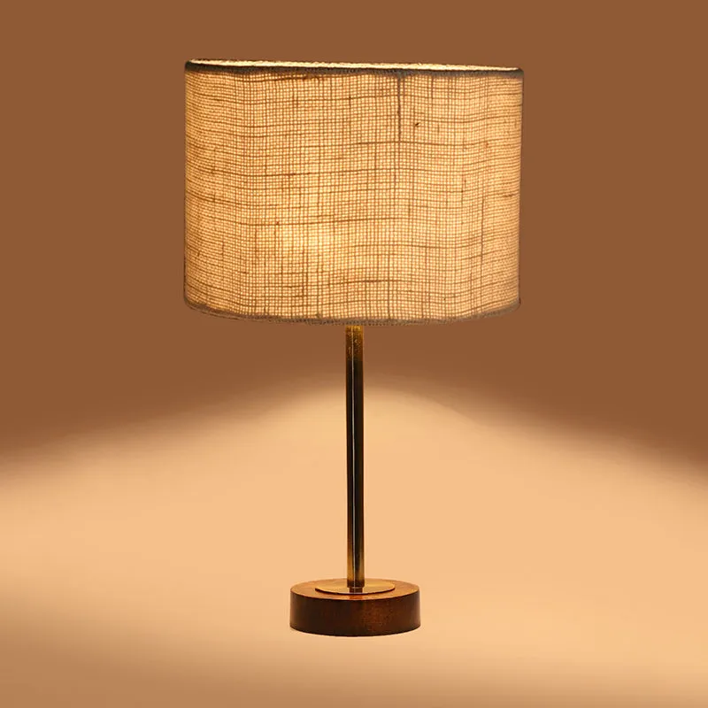 Sienna I Rodin Wooden Table Lamp - White,Gold,Brown media 6