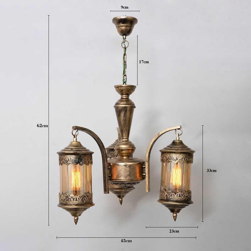 Ornate Farola Chandelier - Three Lights media 7
