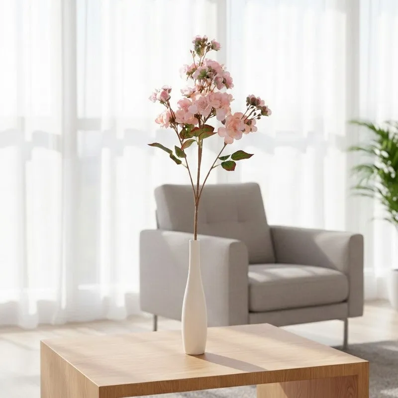 Multiflora Meadow Artificial Flower Spray - Pink media 1