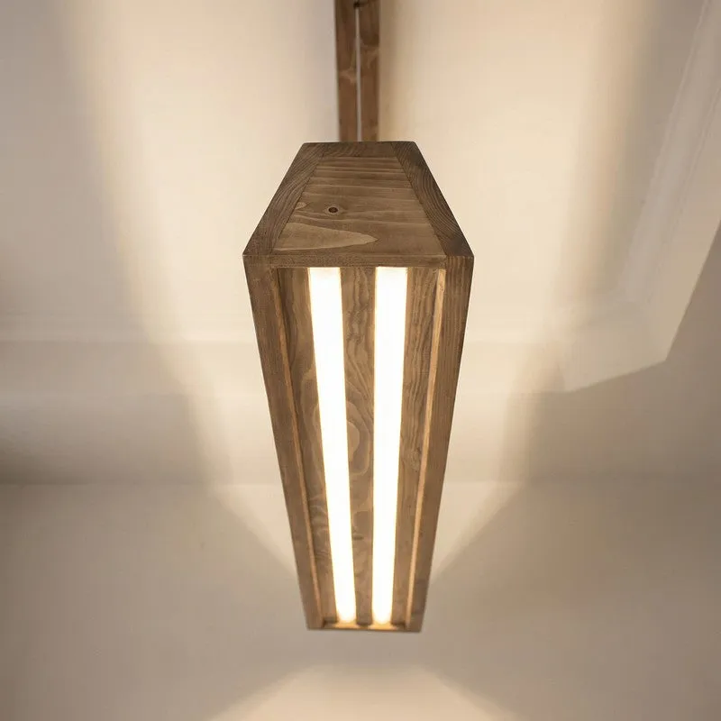 PureLine Wooden Ceiling Lamp - Brown media 7
