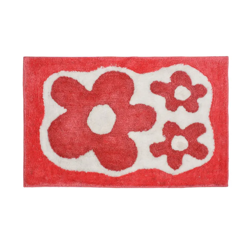 Lumora Cotton Bath Mat - Pink media 1
