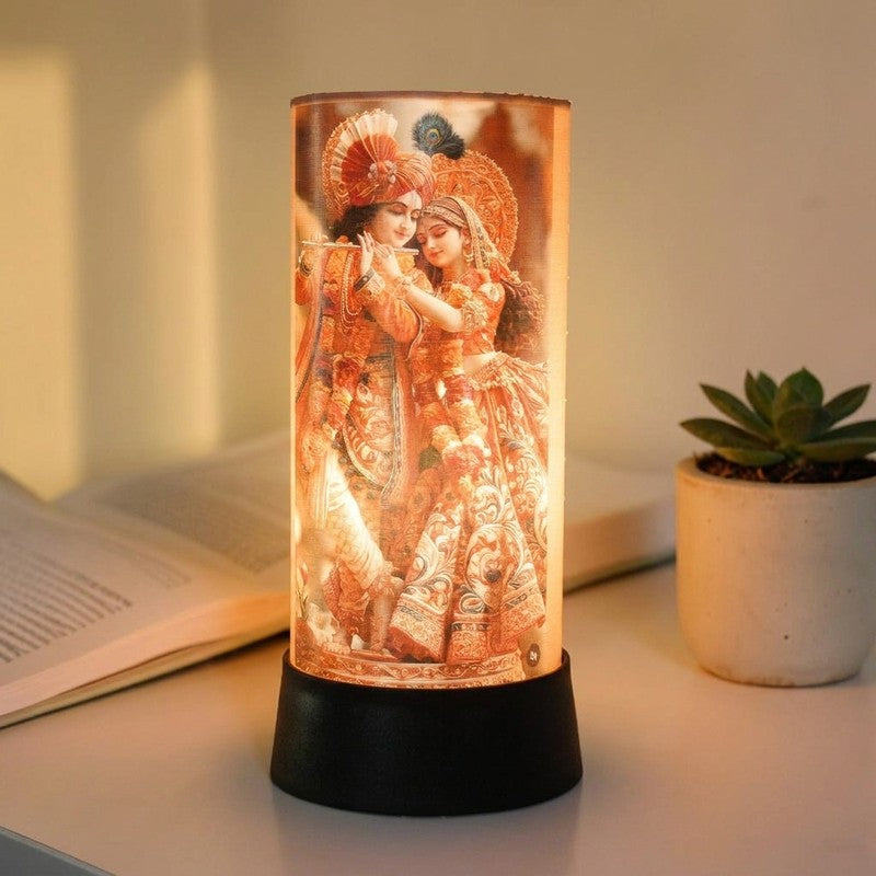 Radha Krishna Handmade Table Lamp