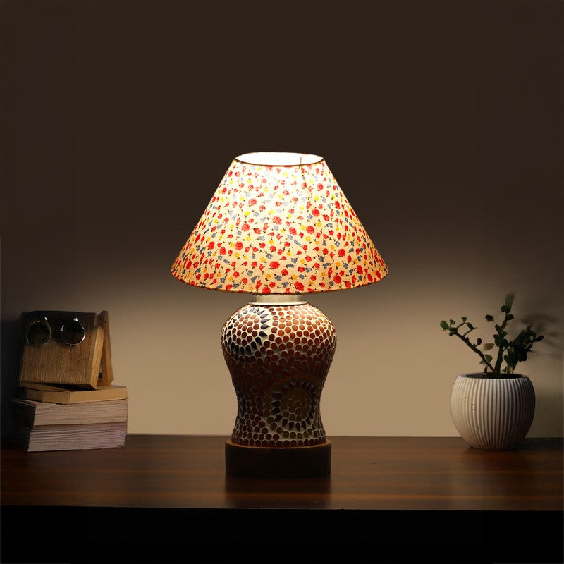 Aranya Fleura Arbor Wooden Table Lamp - Multicolor