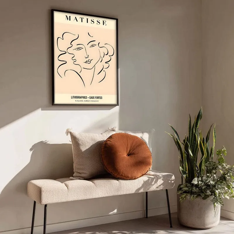 Silent Velour Canvas Wall Painting With Black Frame media 4