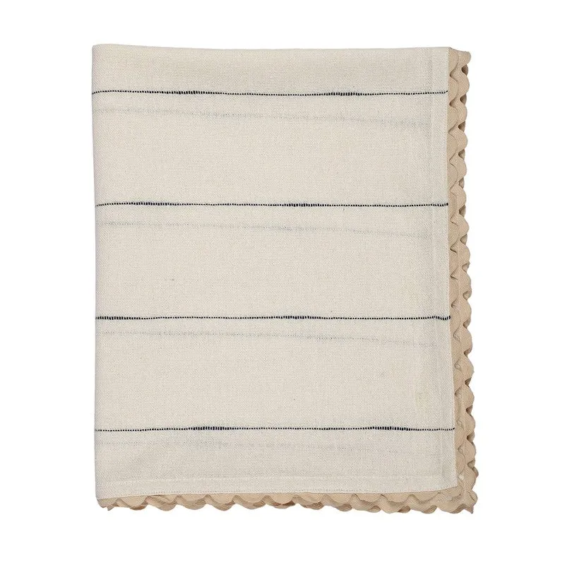 Linear Stripe Cotton Throw media 3