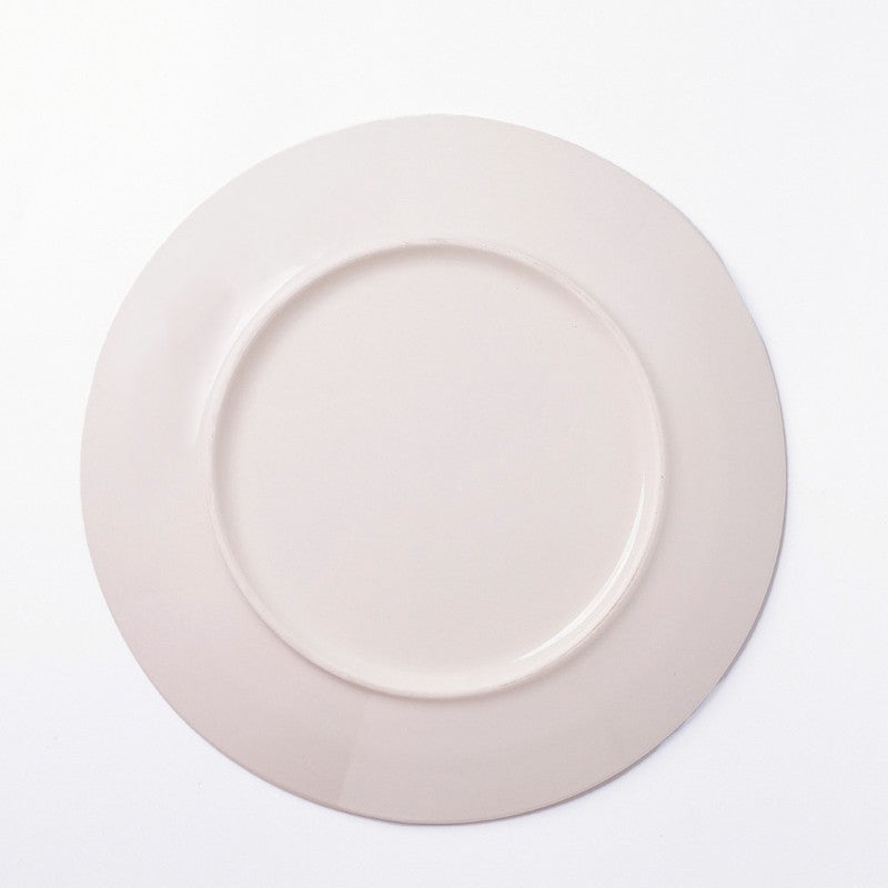 Tea Garden Handpainted Ceramic Round Platter media 5