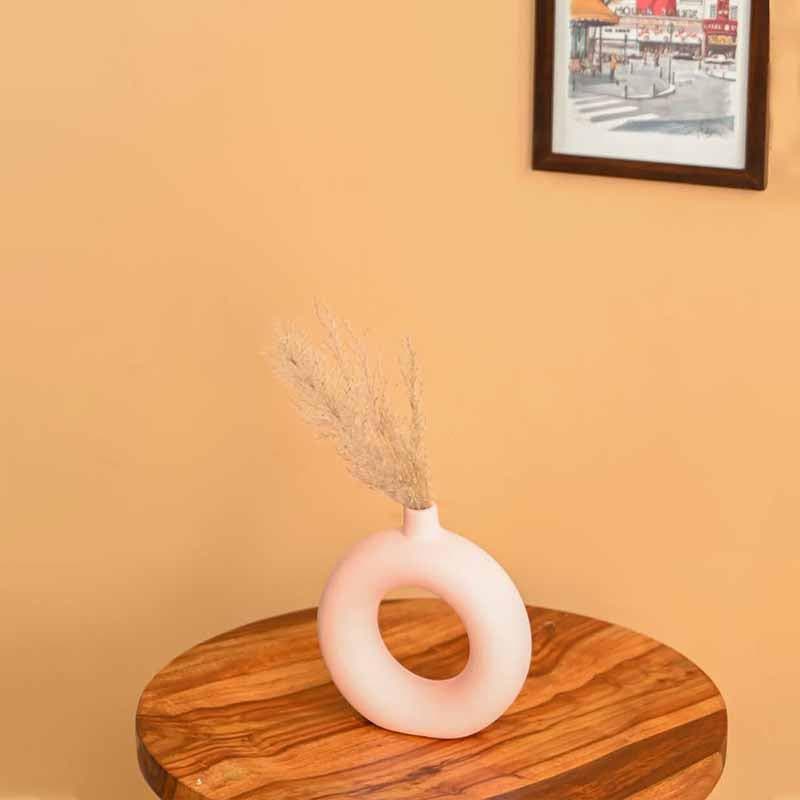 Boho Donut Vase - Pink media 5
