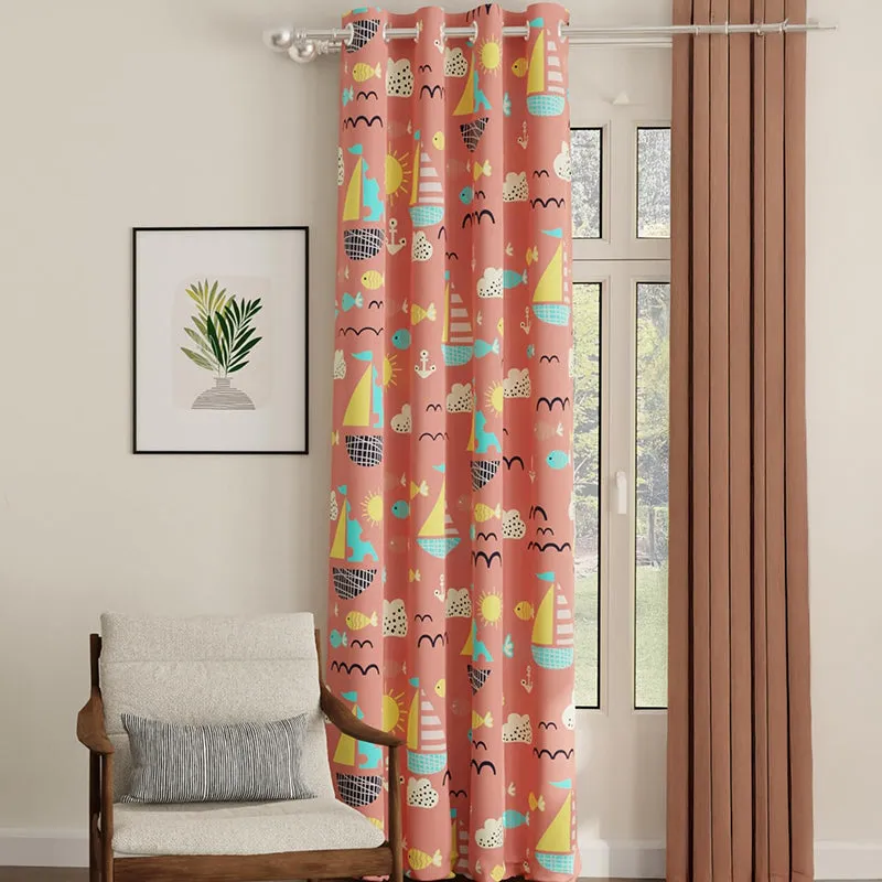 Urban Space Beach Day Blackout Curtain - Pink media 2
