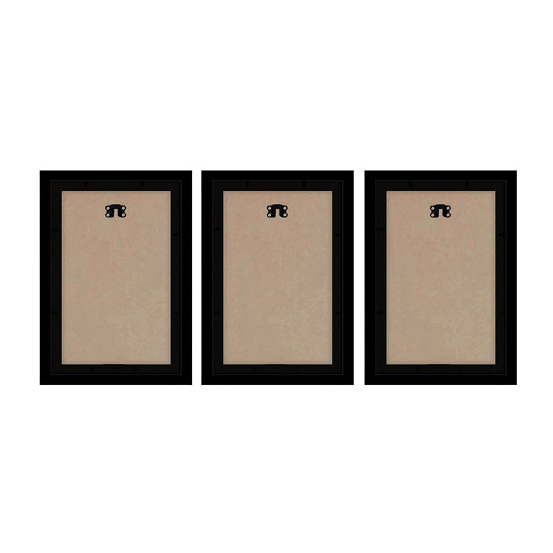 Crimson & Ivory Wall Art With Frame - Set Of Three media 7