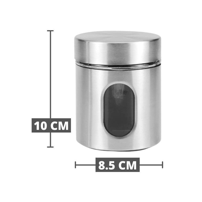 Kitchen Vault Stainless Steel Jar (300 mL Each) - Set Of Three media 7