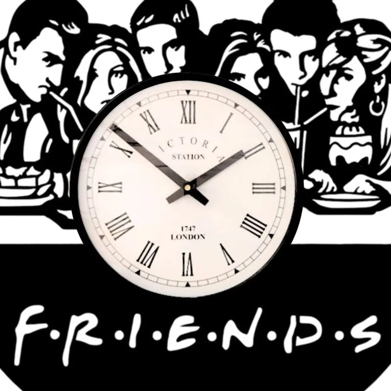 Friends Steel Analog Wall Clock media 5