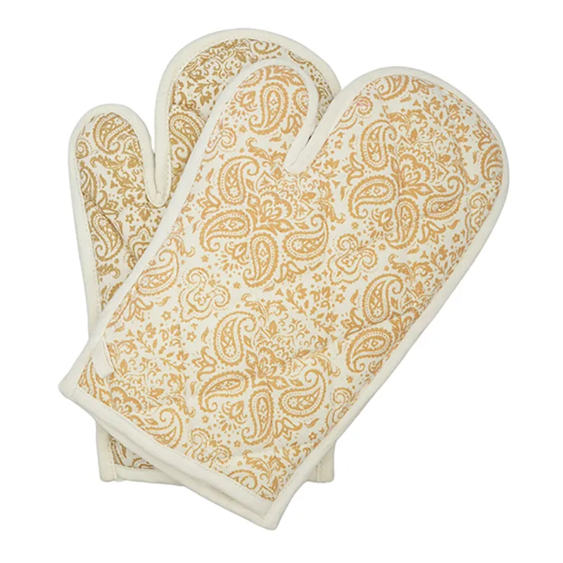 Swayam Tapsi Kitchen Gloves (Yellow) - Set Of Two media 5
