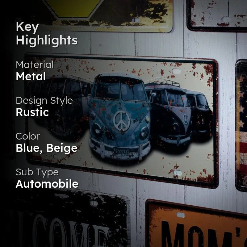 Volkswagen Vans Metal Wall Accent media 2