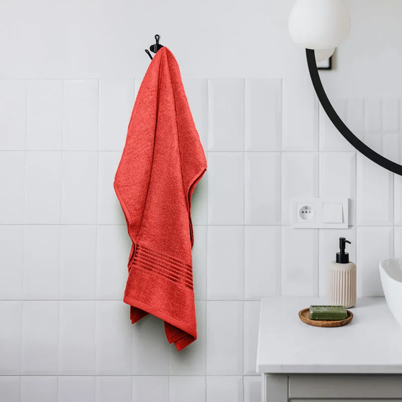 Micro Cotton LuxeDry Soothe Bath Towel - Coral media 1