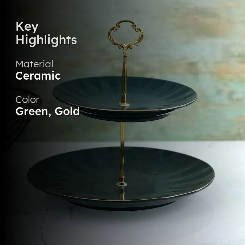 Pisto Cake Stand - Green media 2