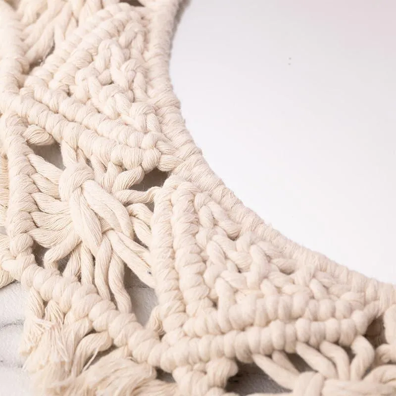 Tiburo Macrame Wall Mirror media 4