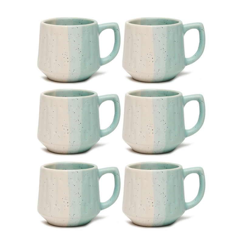 Cobalt Ceramic,Stoneware Tea Cup (120 mL Each) - Set Of Six media 3