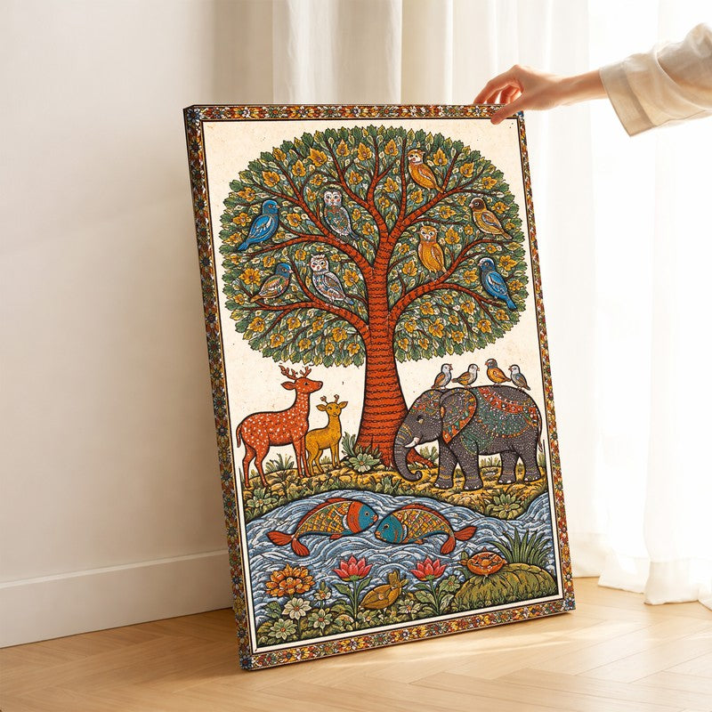 Tree of Life Animals Canvas Wall Art & Paintings