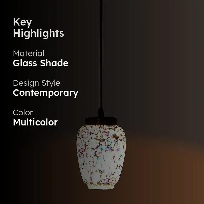 Bell Bottom Glass Ceiling Lamp media 2