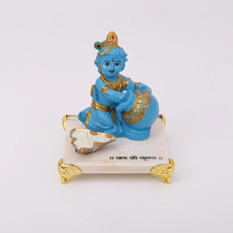 Makhan Chor Idol with Choki & Candle - Four Piece Set media 3