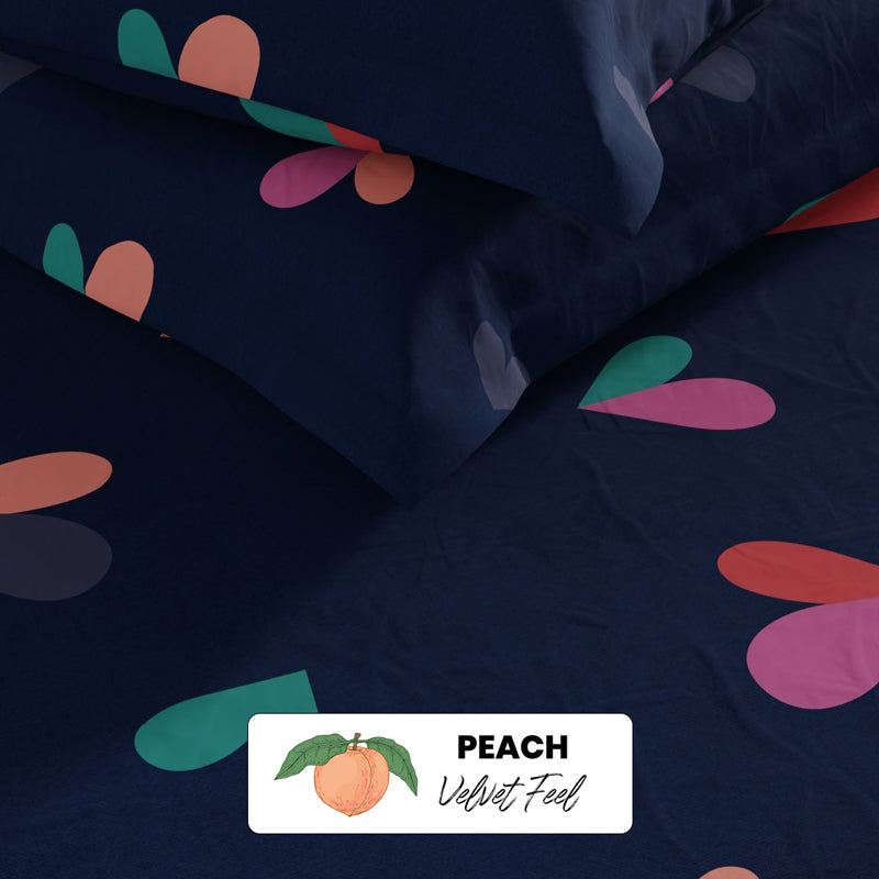 Little Heart Single Microfiber Bedsheet - 120 GSM media 6