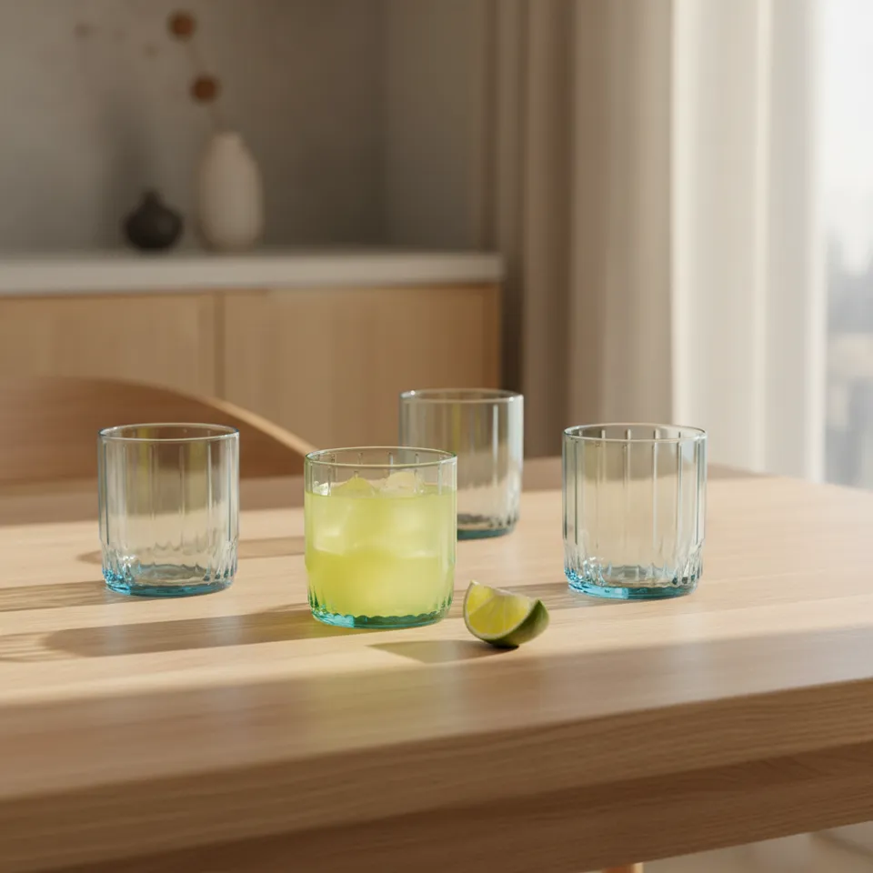 Pasabahce Bonita Ribbed Tumbler (265 ML) - Set Of Six media 1