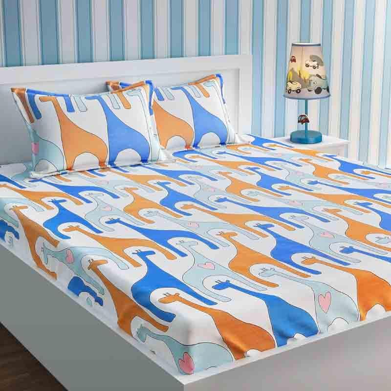 The Giraffe-scape Cotton Bedsheet - 210 TC media 3
