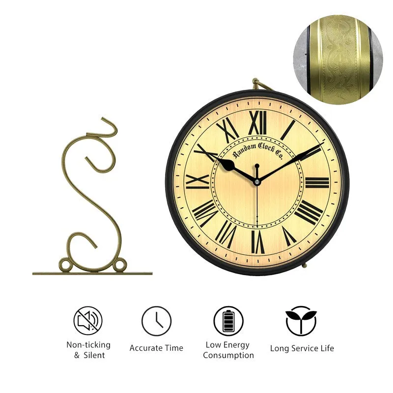 Carroway Double Sided Wall Clock media 7