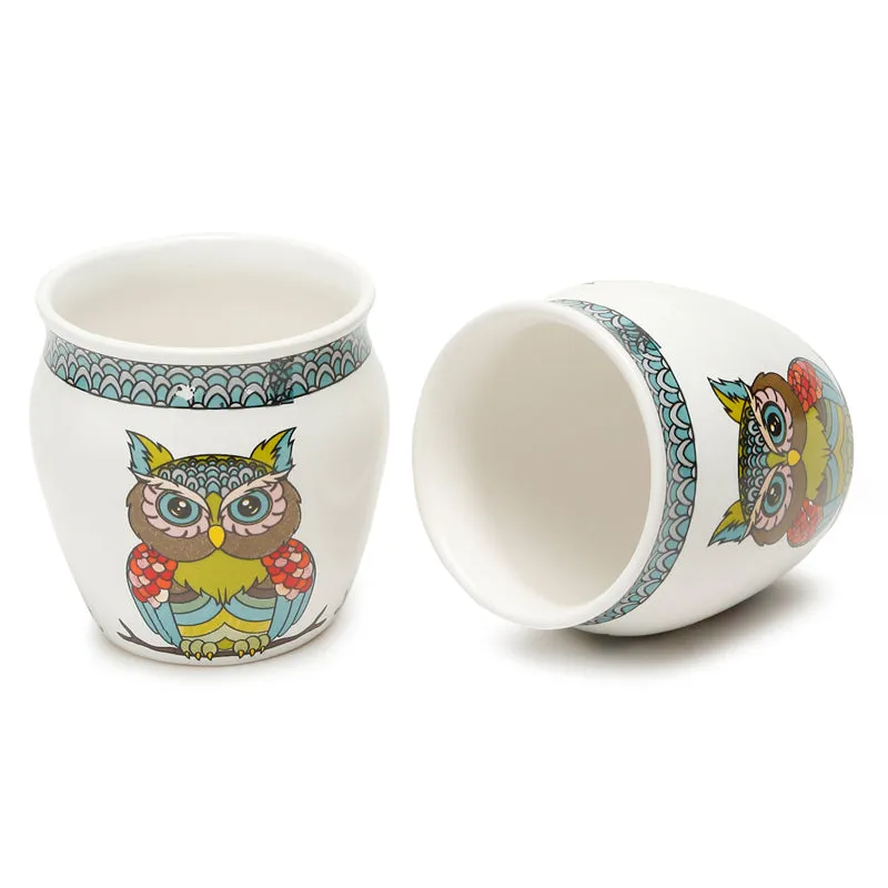 Owls Perch Handcrafted Ceramic Kulhad (220 mL) - Set Of Six media 4