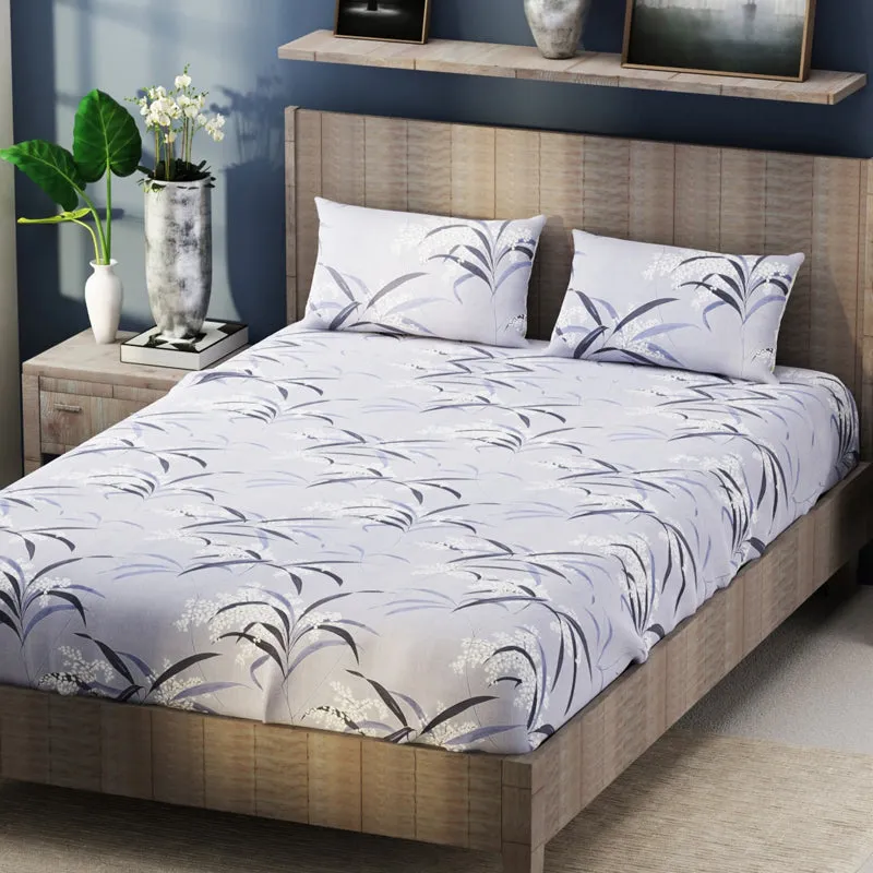 Bloomique Microfiber Bedsheet (Lavendor) - 140 GSM media 3
