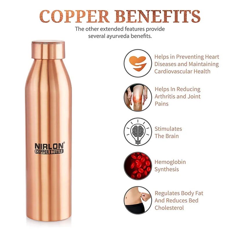 Trivana Copper Water Bottle - 950 mL media 5