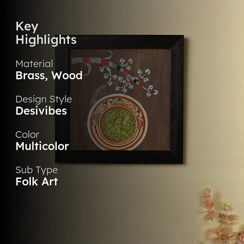 Baikal Brass & Wood Wall Accent media 2