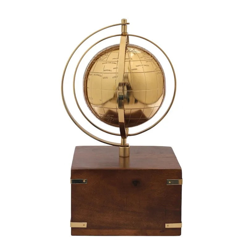 Premium Pedestal Table Clock Gold media 6