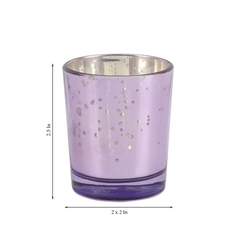 Brionne Tealight Candle Holder (Purple) - Set Of Four - 6