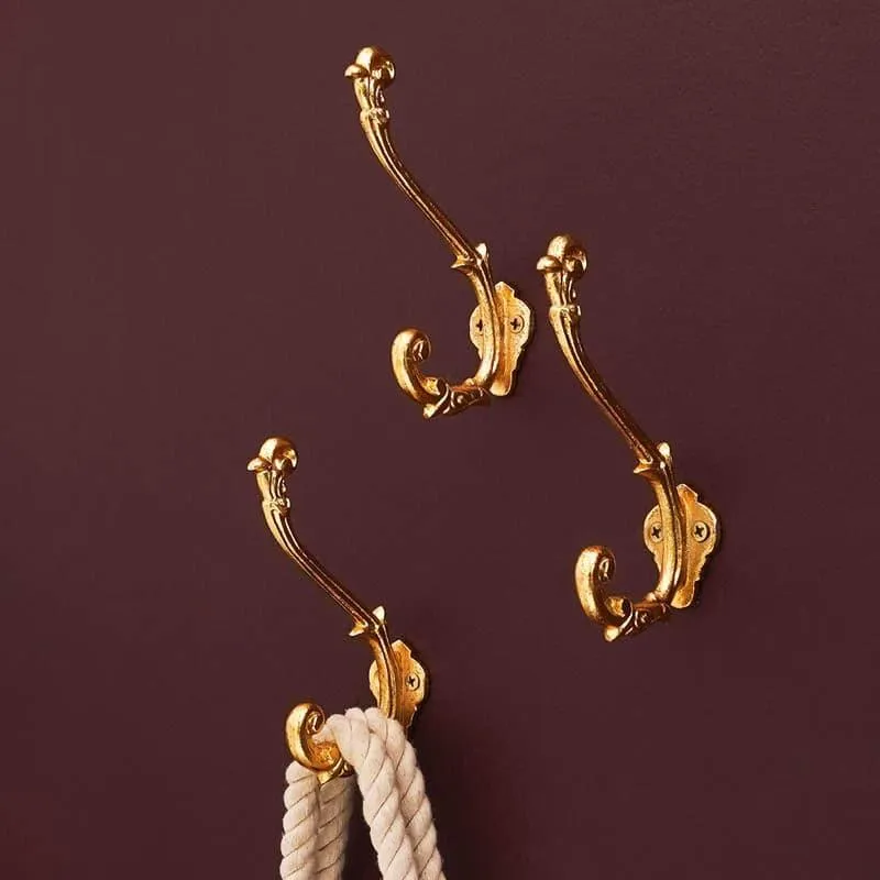 Gold Glam Wall Hook - Set Of Three media 1