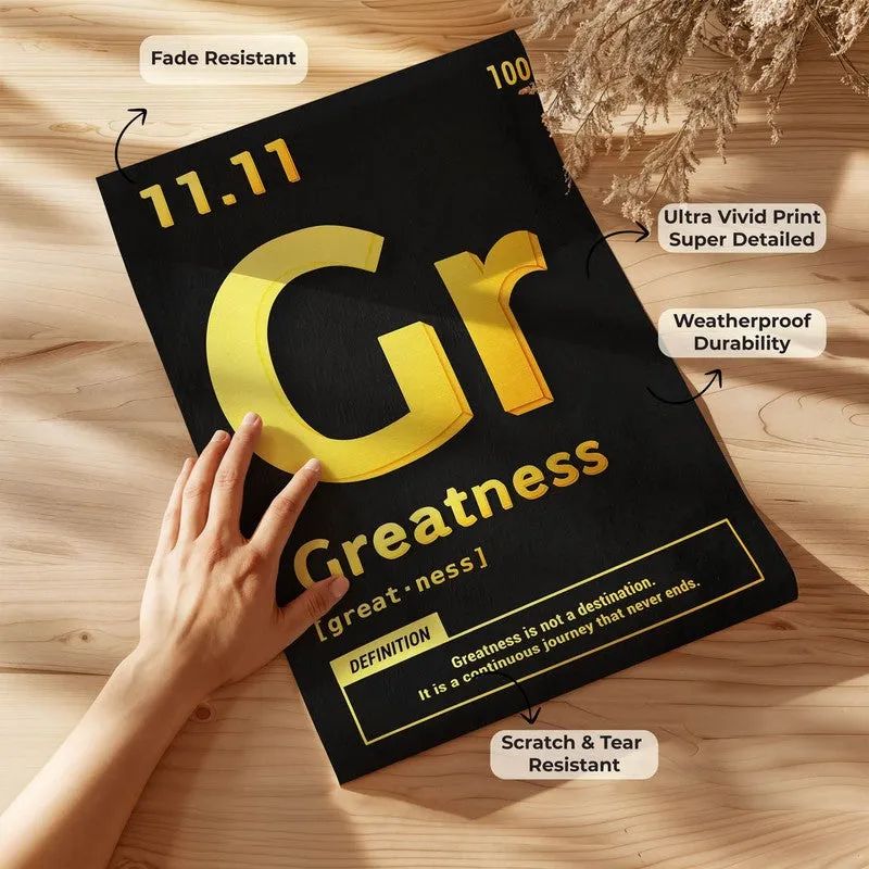 Golden Greatness Wall Poster media 9