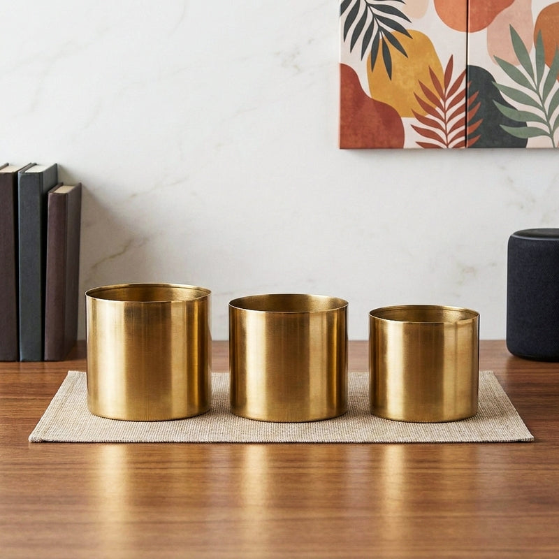 Maude Metal Planter - Set Of Three