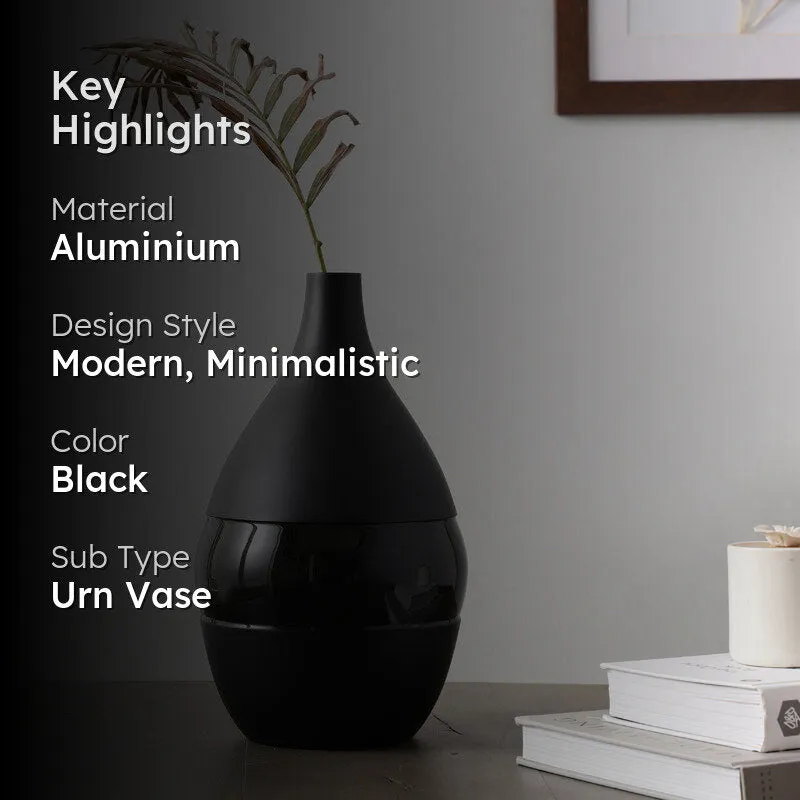 Yato Enamel Vase (Black) - Large media 2