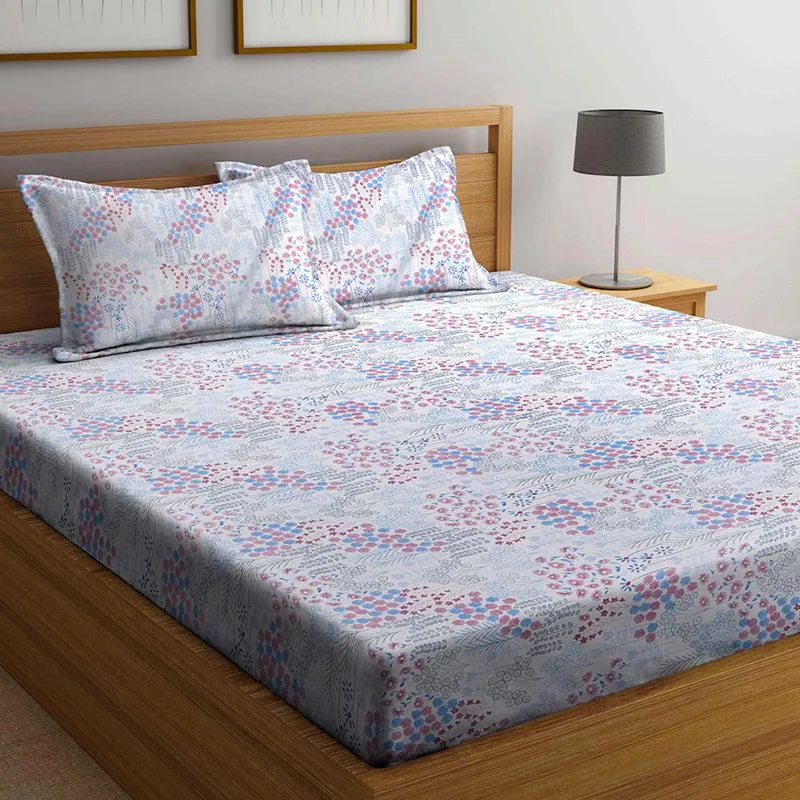 Lucifera Floral Bedsheet - 150 GSM media 3