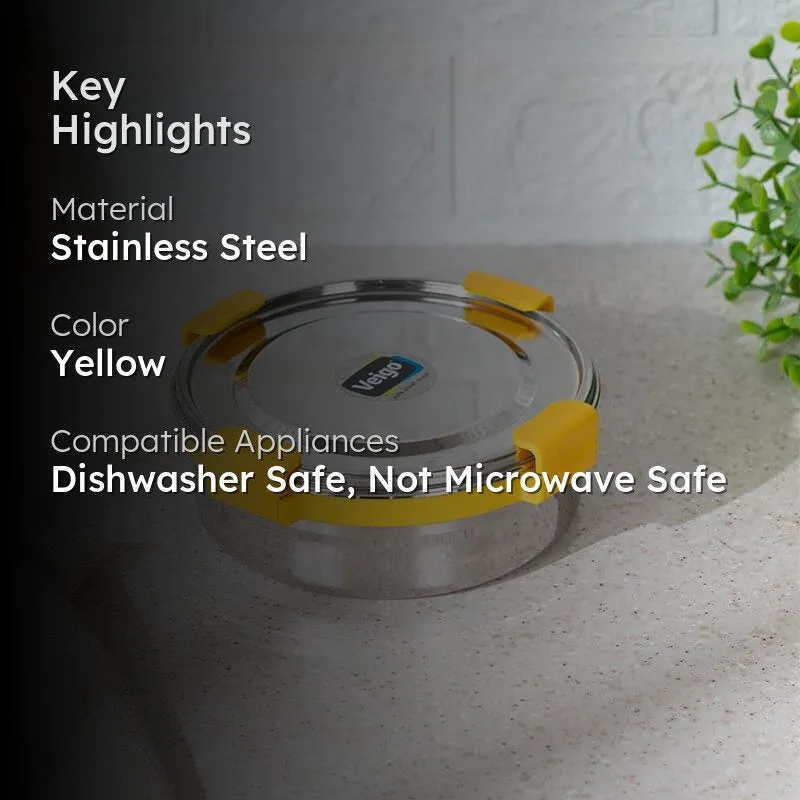 Clip Lock Lunch Box (600 mL) - Yellow media 2